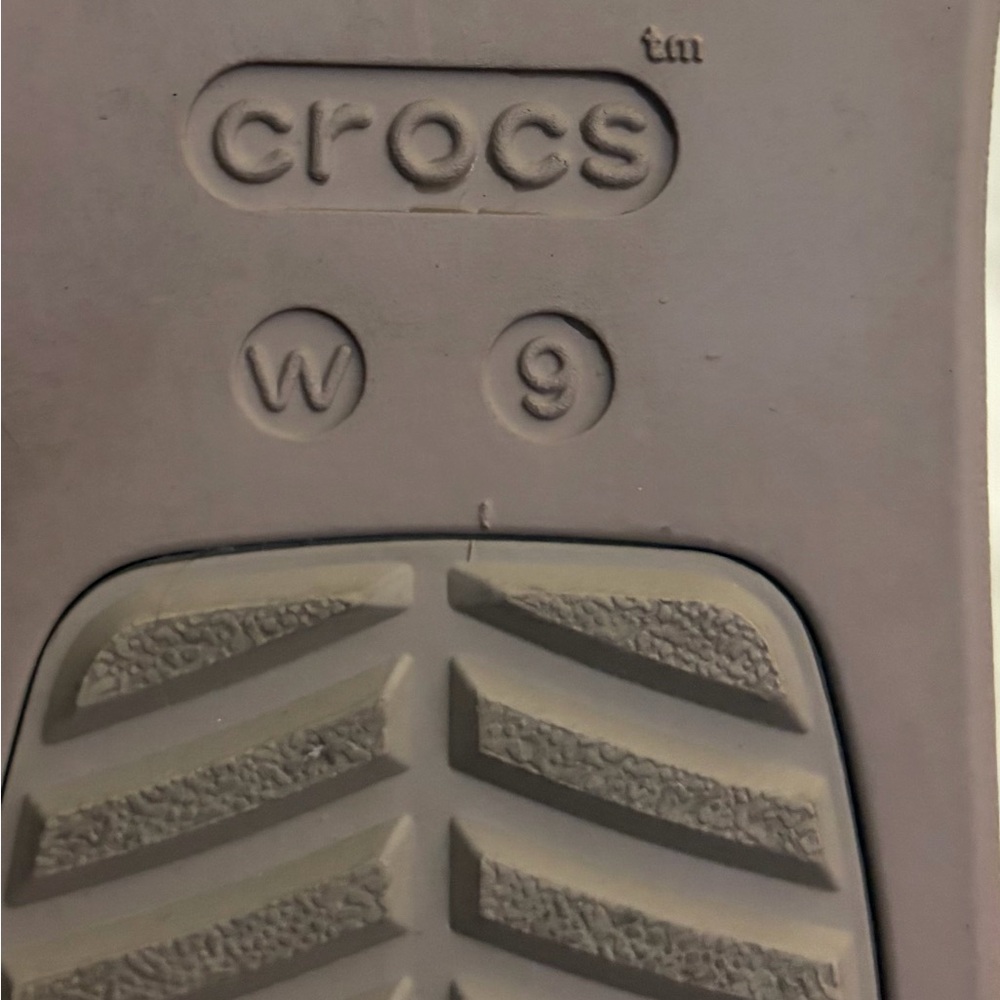 CROCS Brooklyn Wedges Women's Blush Platform Sandals sz 9 - Picture 6 of 6